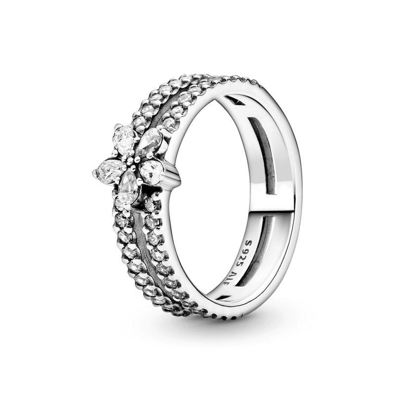 Anel Duplo Floco de Neve [ENCOMENDA]