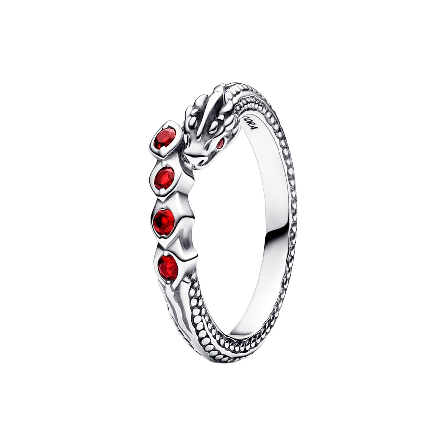 Anel de Prata Dragão Vermelho GOT [ENCOMENDA]