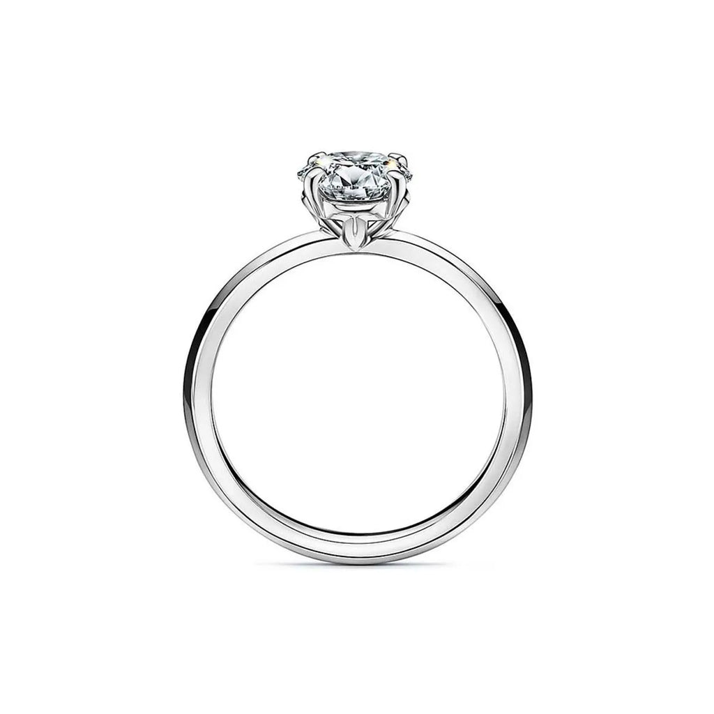 Anel em Platina com Diamante [ENCOMENDA]