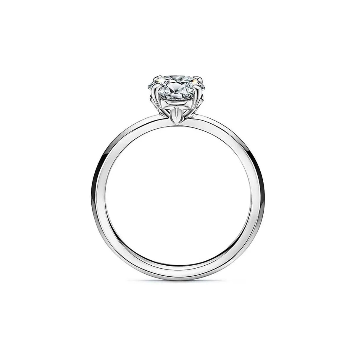 Anel em Platina com Diamante [ENCOMENDA]