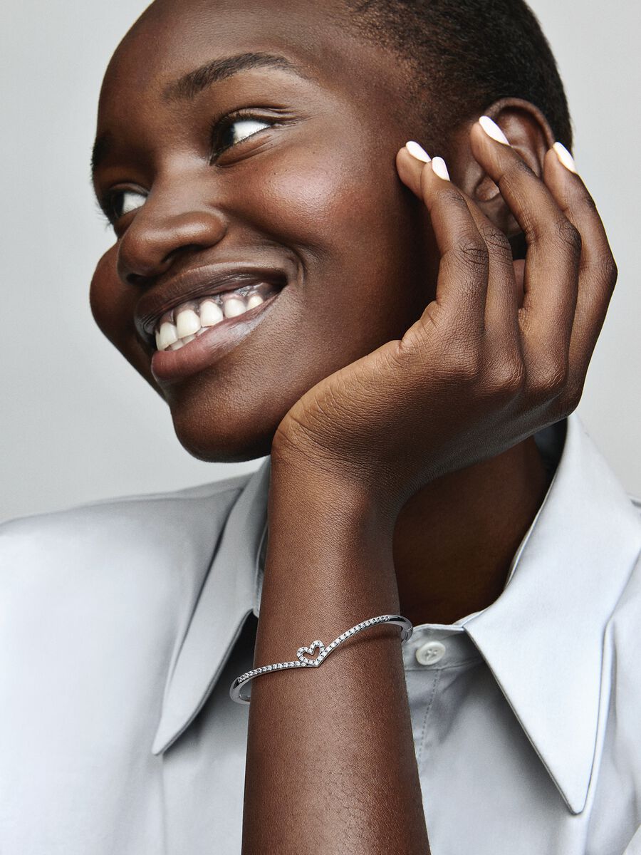 Bracelete Coração Wishbone [ENCOMENDA]