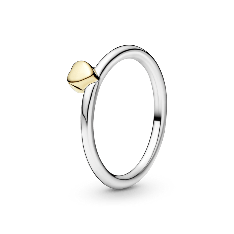 Anel Combinável Coração De Ouro [ENCOMENDA]