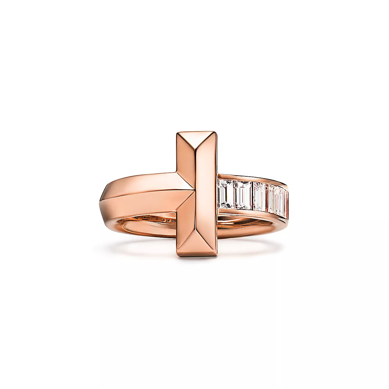 Anel T1 Brilhantes Baguete [ENCOMENDA]