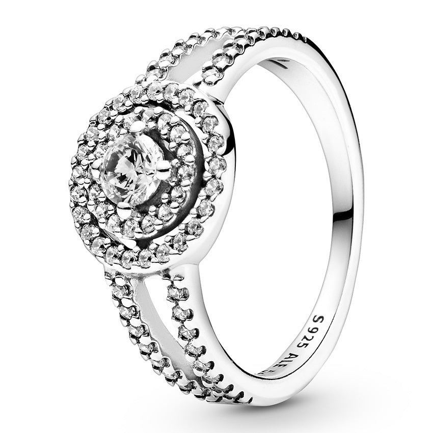 Anel de Halo Duplo Brilhante [ENCOMENDA]