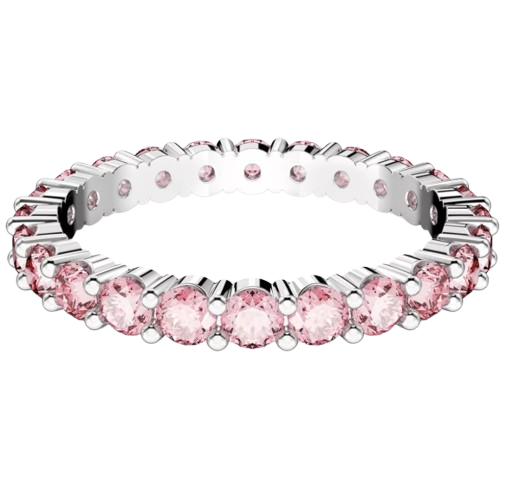 Anel Matrix Corte Redondo Rosa [ENCOMENDA]