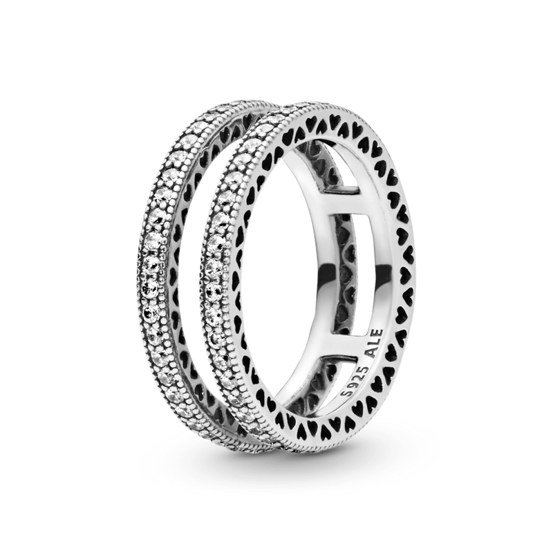 Anel Corações Radiantes Duplo [ENCOMENDA]